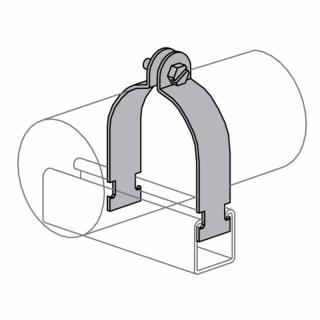 Atkore Power-Strut 2 Inch Pipe and Rigid Steel Conduit Clamp